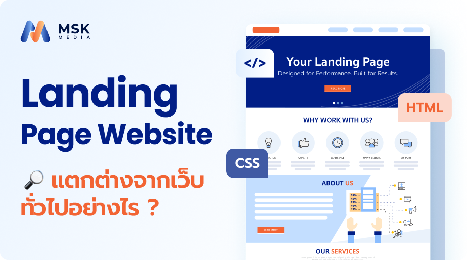 landing page website